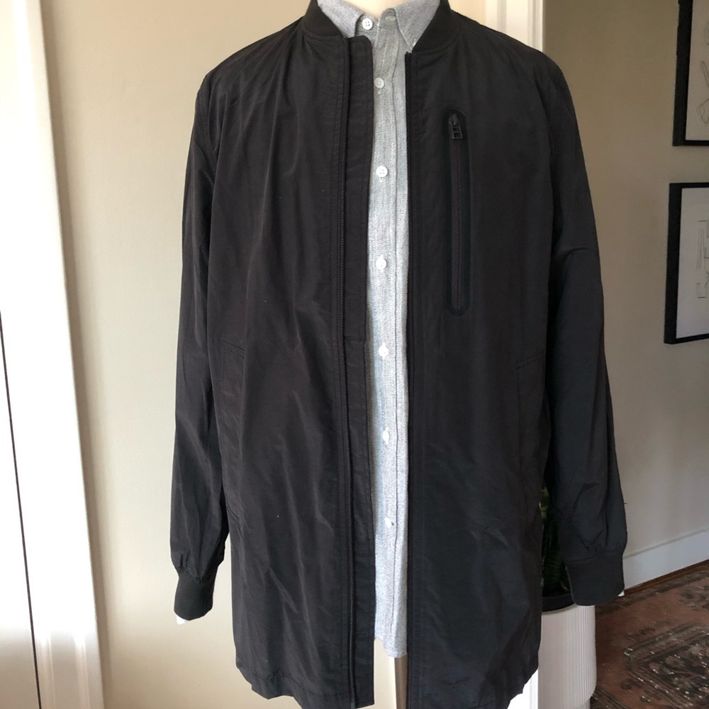 Ontour long bomber jacket sz L